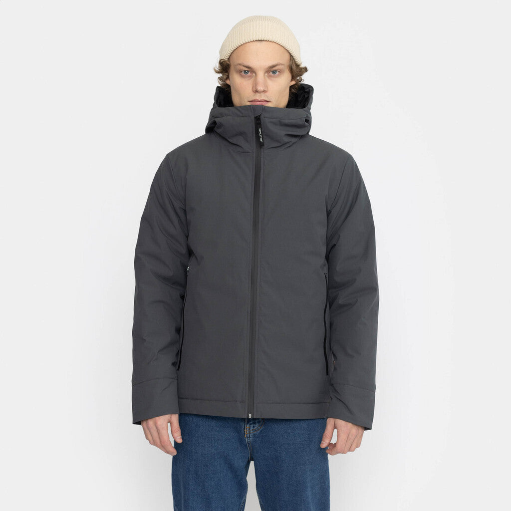 Revolution Padded City Jacket Winter Outerwear Darkgrey