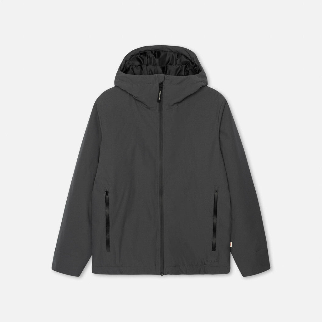 Revolution Padded City Jacket Winter Outerwear Darkgrey