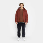 Revolution Padded City Jacket Winter Outerwear Darkred