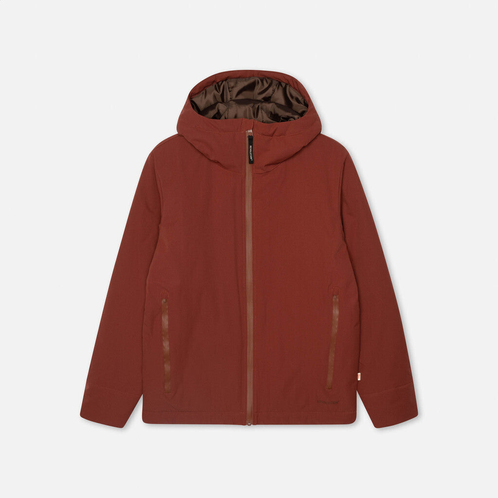 Revolution Padded City Jacket Winter Outerwear Darkred