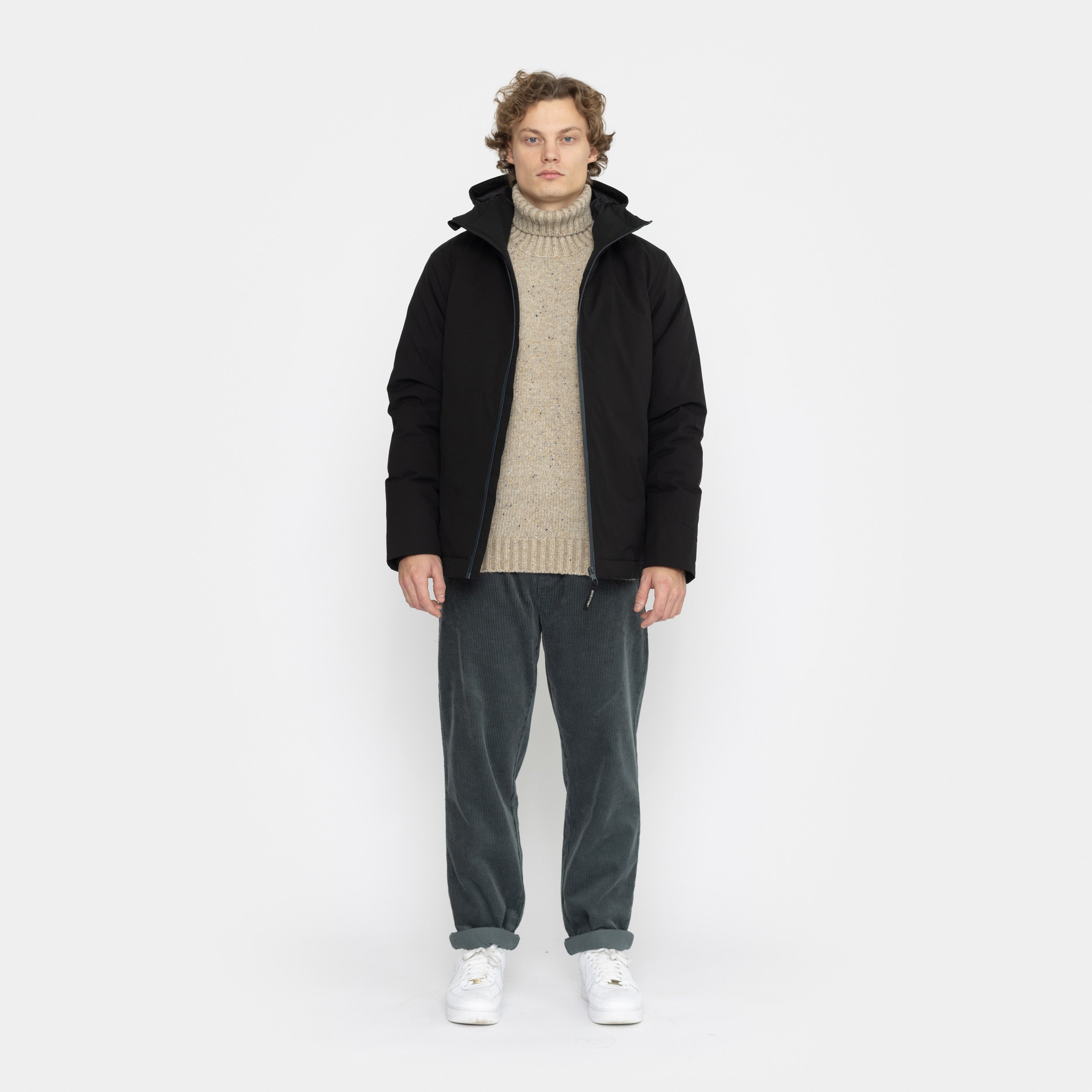 Revolution Padded City Jacket Winter Outerwear Black