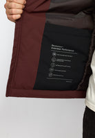 Revolution Padded City Jacket Winter Outerwear Burgundy