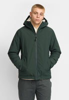 Revolution Padded City Jacket Winter Outerwear Darkgreen