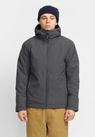 Revolution Padded City Jacket Winter Outerwear Darkgrey