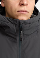 Revolution Padded City Jacket Winter Outerwear Darkgrey