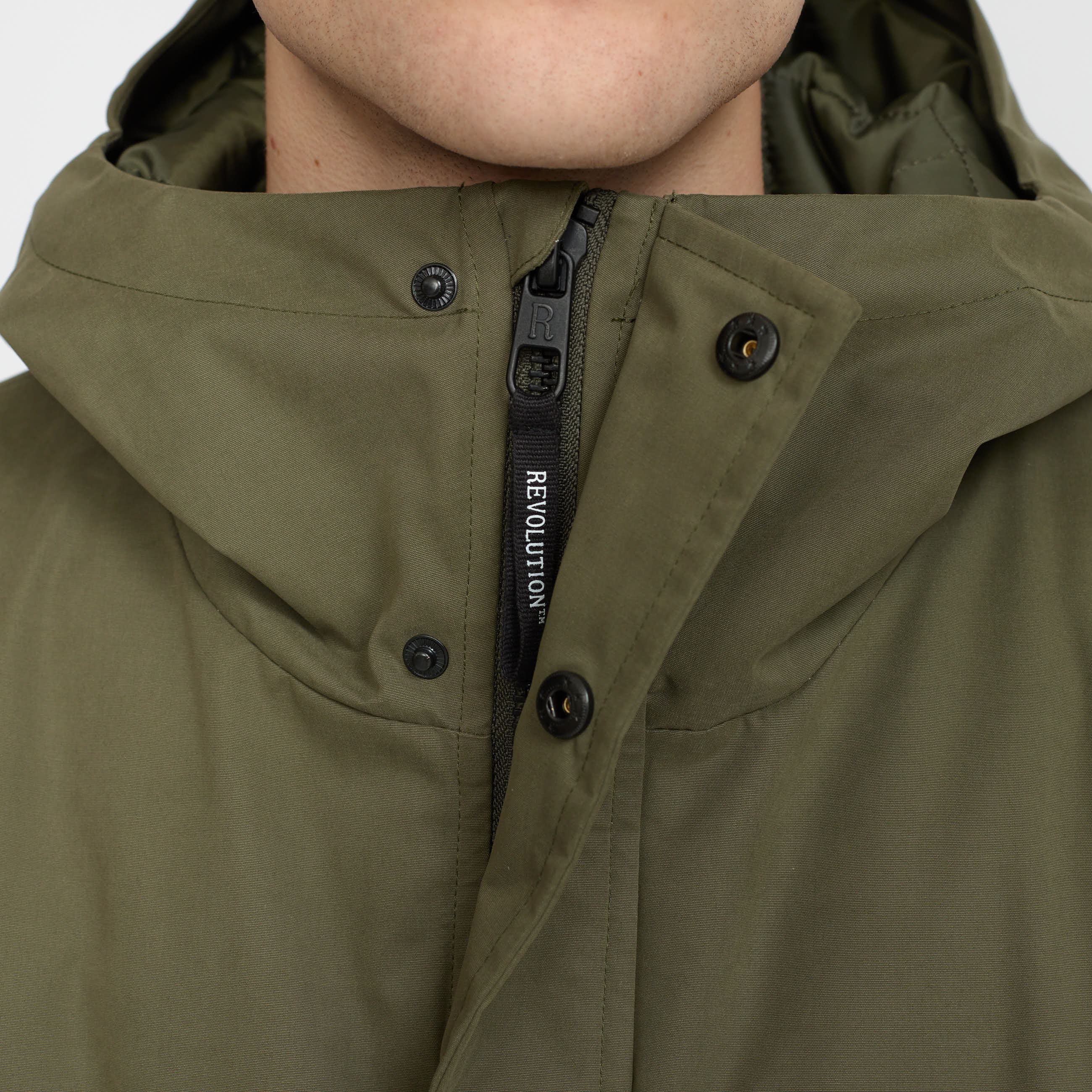 Revolution Padded City Jacket Winter Outerwear Army