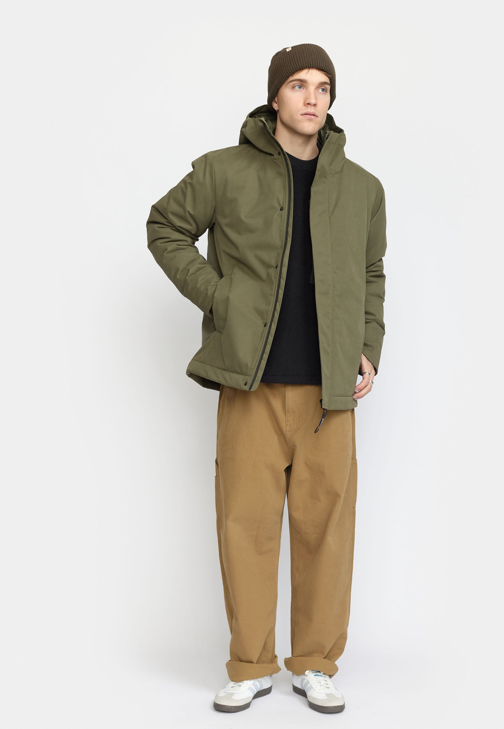 Revolution Padded City Jacket Winter Outerwear Army