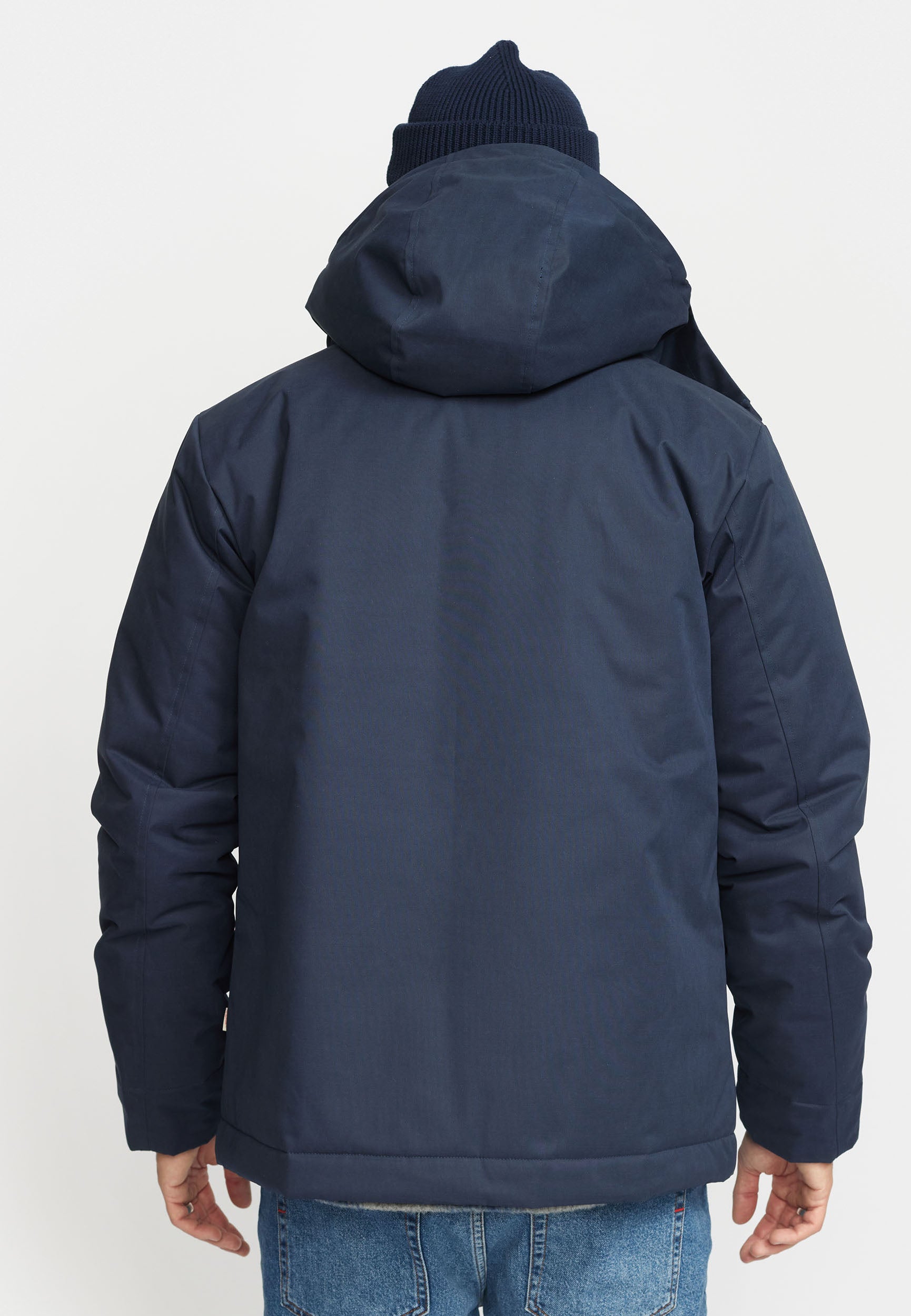 Revolution Padded City Jacket Winter Outerwear Navy