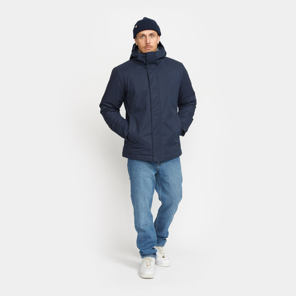 Revolution Padded City Jacket Winter Outerwear Navy