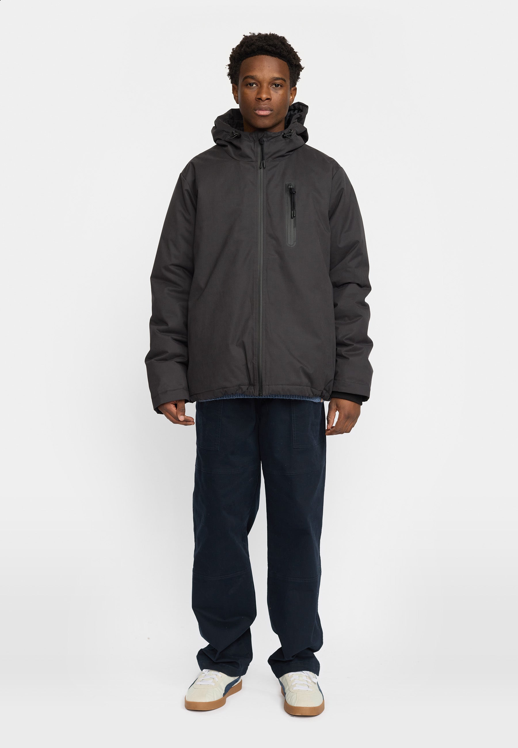 Revolution Padded City Jacket Winter Outerwear Black