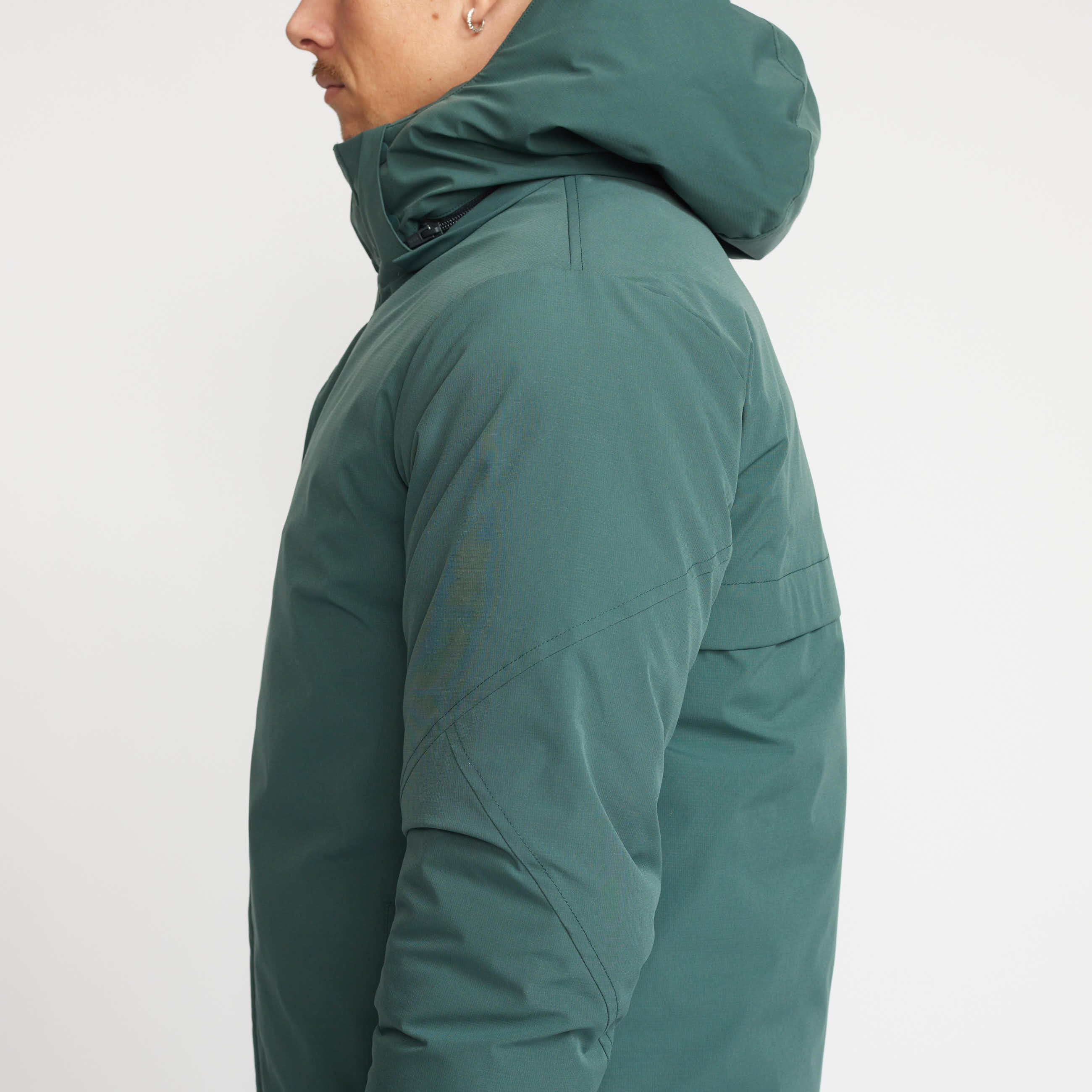 Revolution Padded City Puffer Winter Outerwear Darkgreen