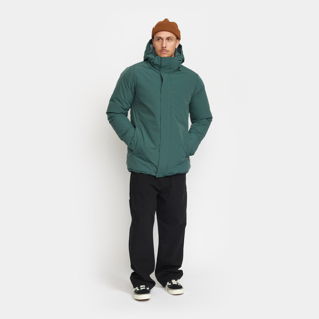 Revolution Padded City Puffer Winter Outerwear Darkgreen