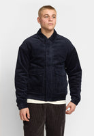Revolution Padded Corduroy Jacket Winter Outerwear Darknavy