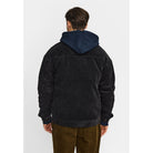 Revolution Padded Corduroy Jacket Winter Outerwear Darkgrey