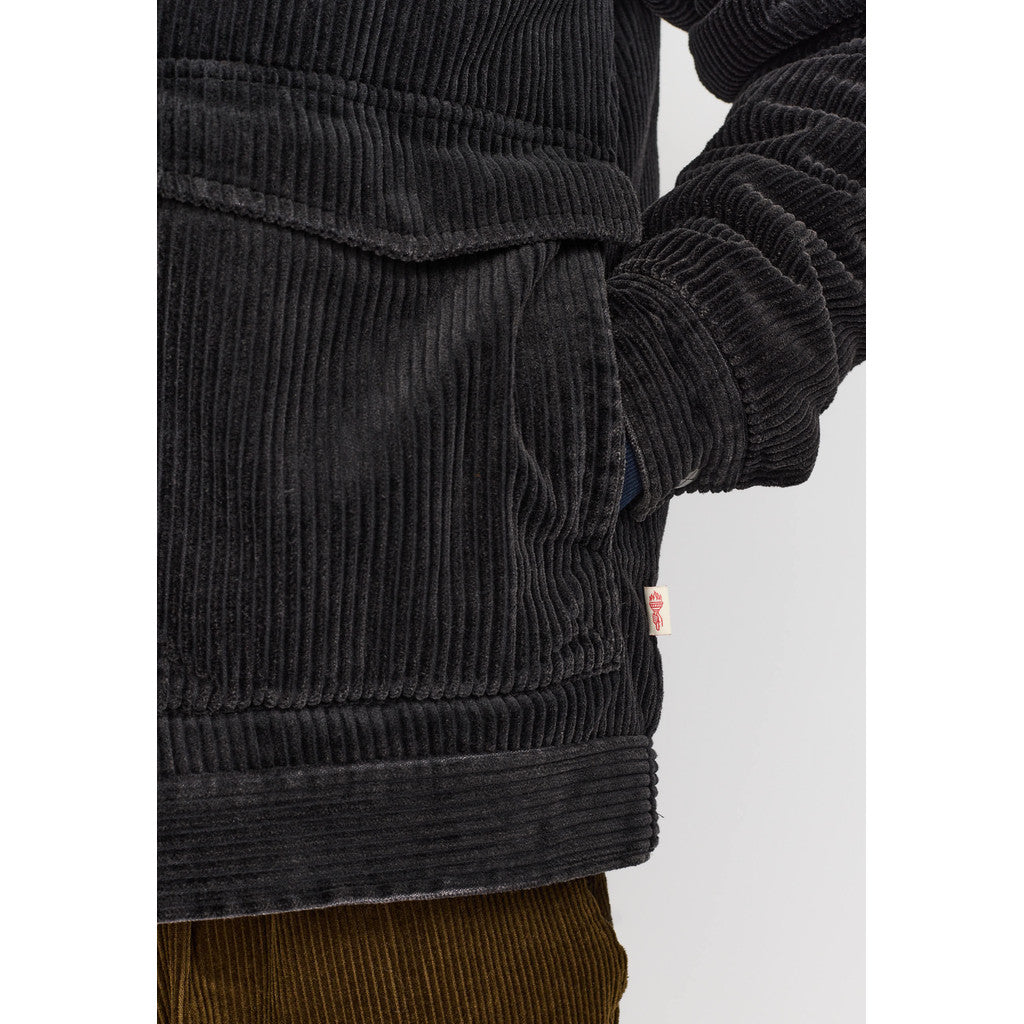 Revolution Padded Corduroy Jacket Winter Outerwear Darkgrey