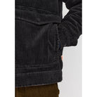 Revolution Padded Corduroy Jacket Winter Outerwear Darkgrey