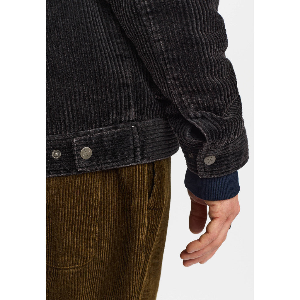 Revolution Padded Corduroy Jacket Winter Outerwear Darkgrey