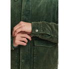 Revolution Padded Corduroy Jacket Winter Outerwear Green