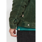 Revolution Padded Corduroy Jacket Winter Outerwear Green