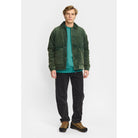 Revolution Padded Corduroy Jacket Winter Outerwear Green