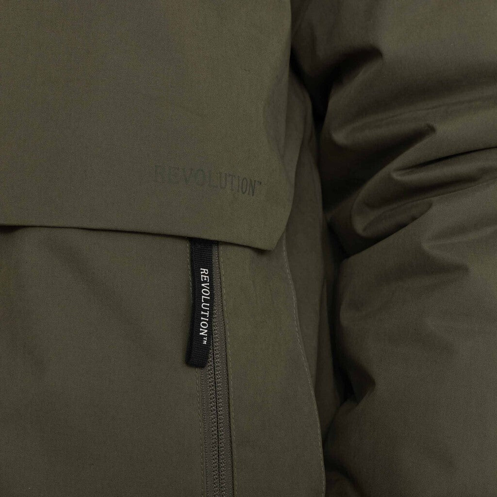 Revolution Padded Hiker Jacket Winter Outerwear Army