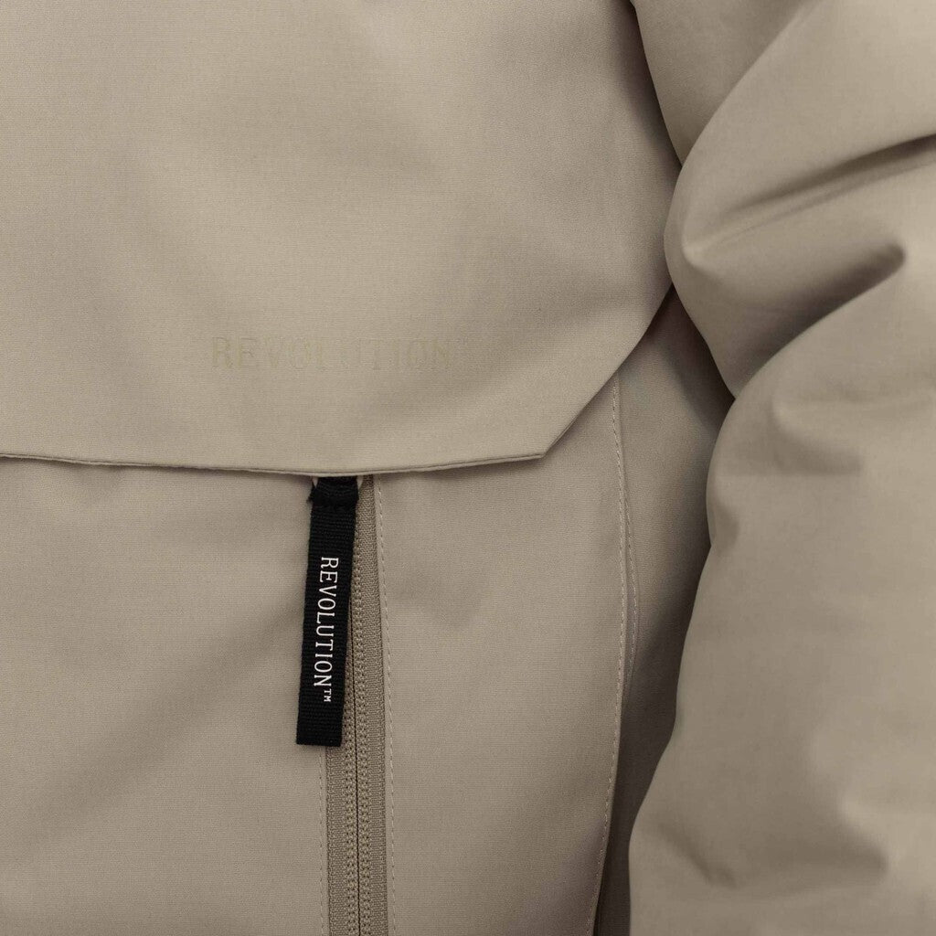 Revolution Padded Hiker Jacket Winter Outerwear Lightgrey