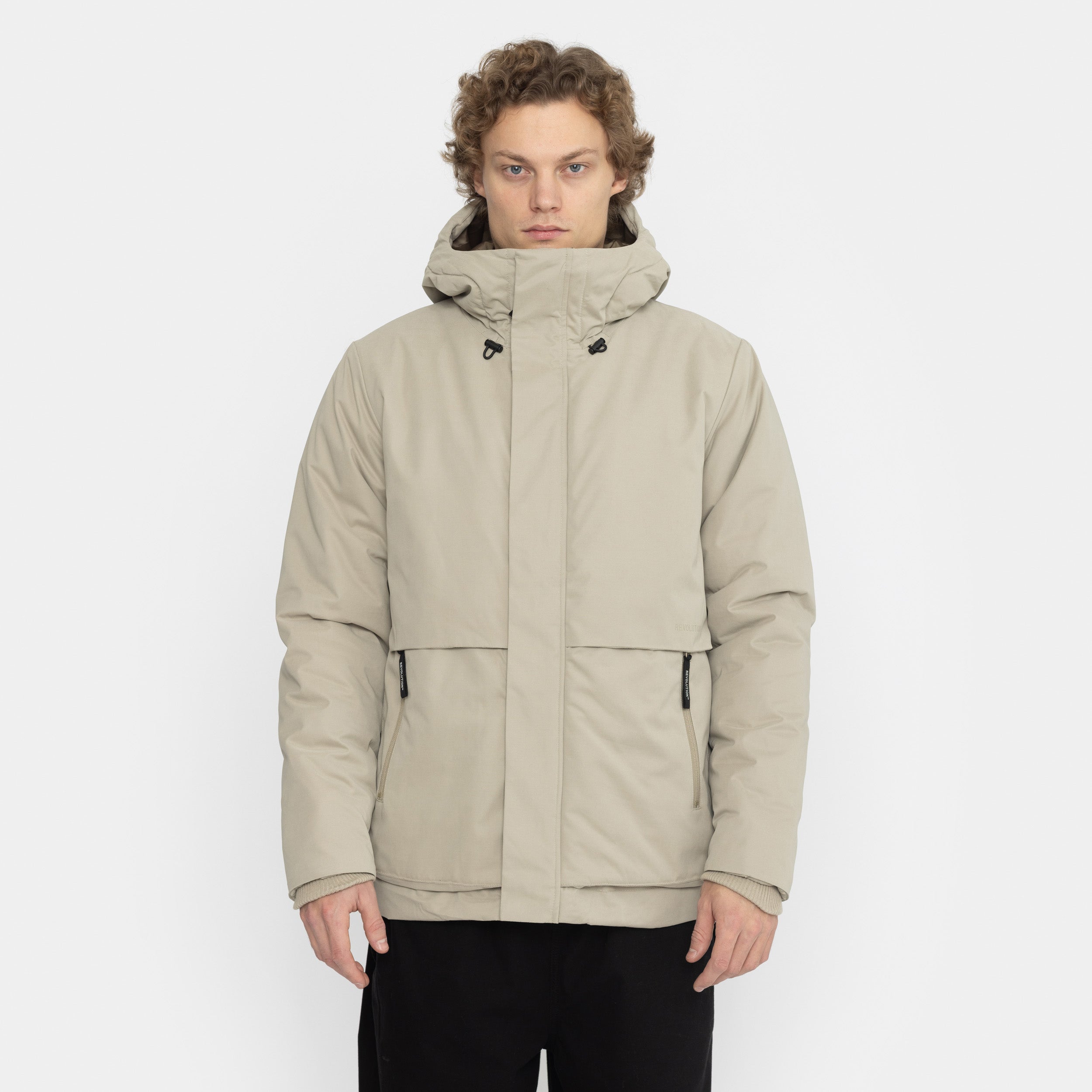 Revolution Padded Hiker Jacket Winter Outerwear Lightgrey