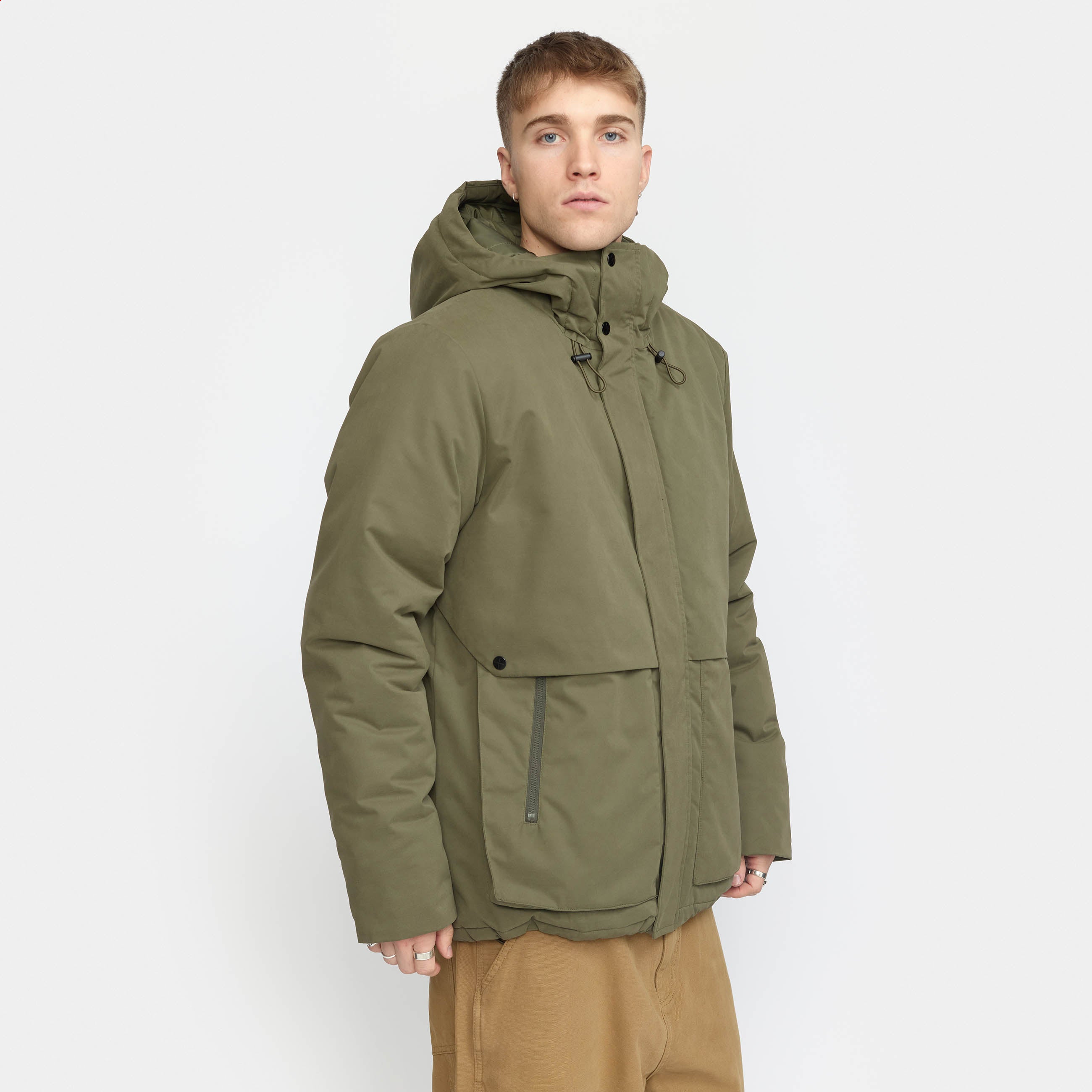 Revolution Padded Hiker Jacket Winter Outerwear Army