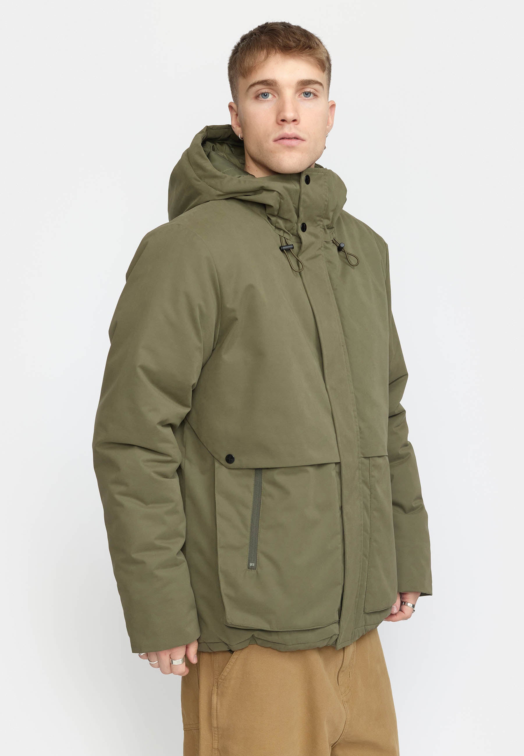 Revolution Padded Hiker Jacket Winter Outerwear Army
