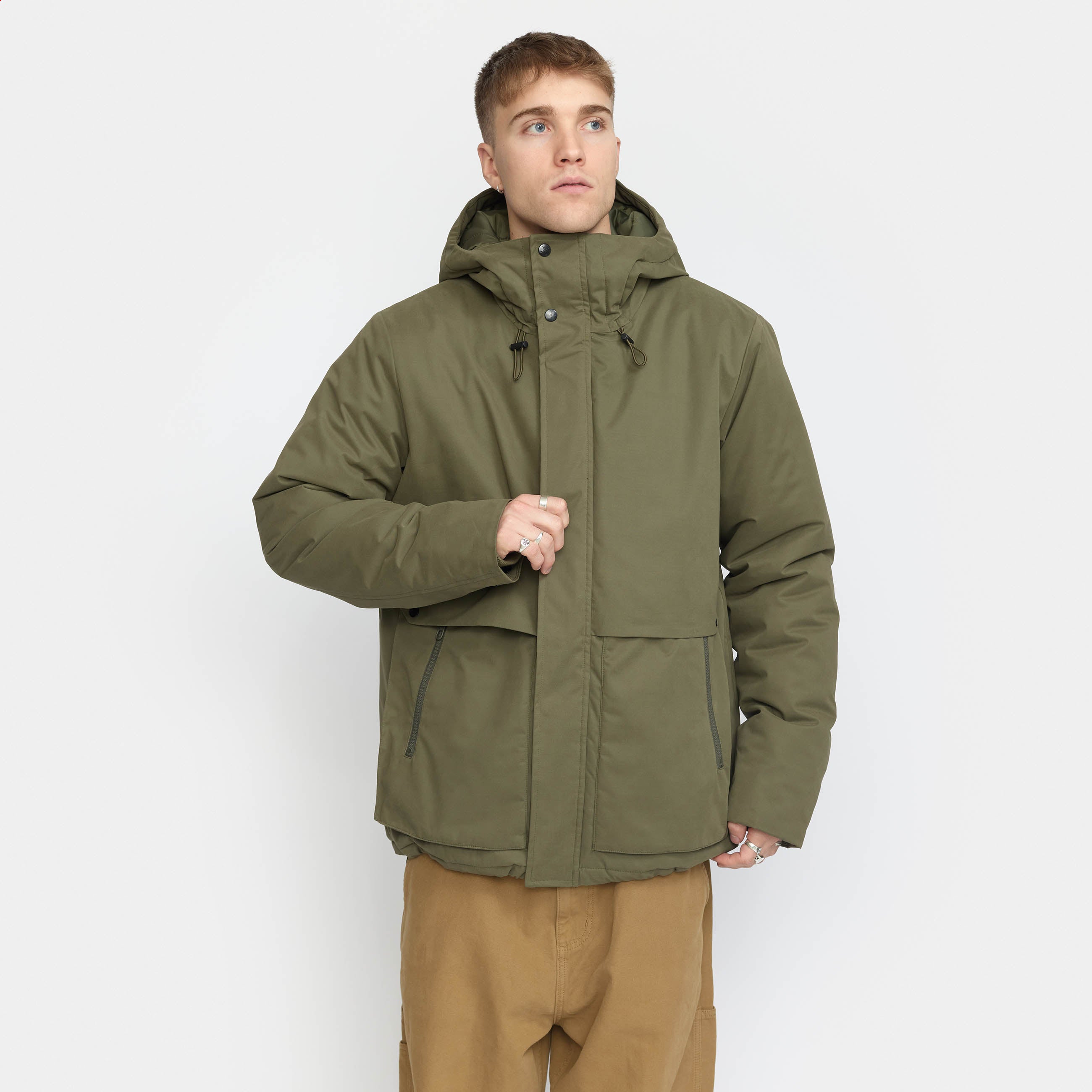 Revolution Padded Hiker Jacket Winter Outerwear Army