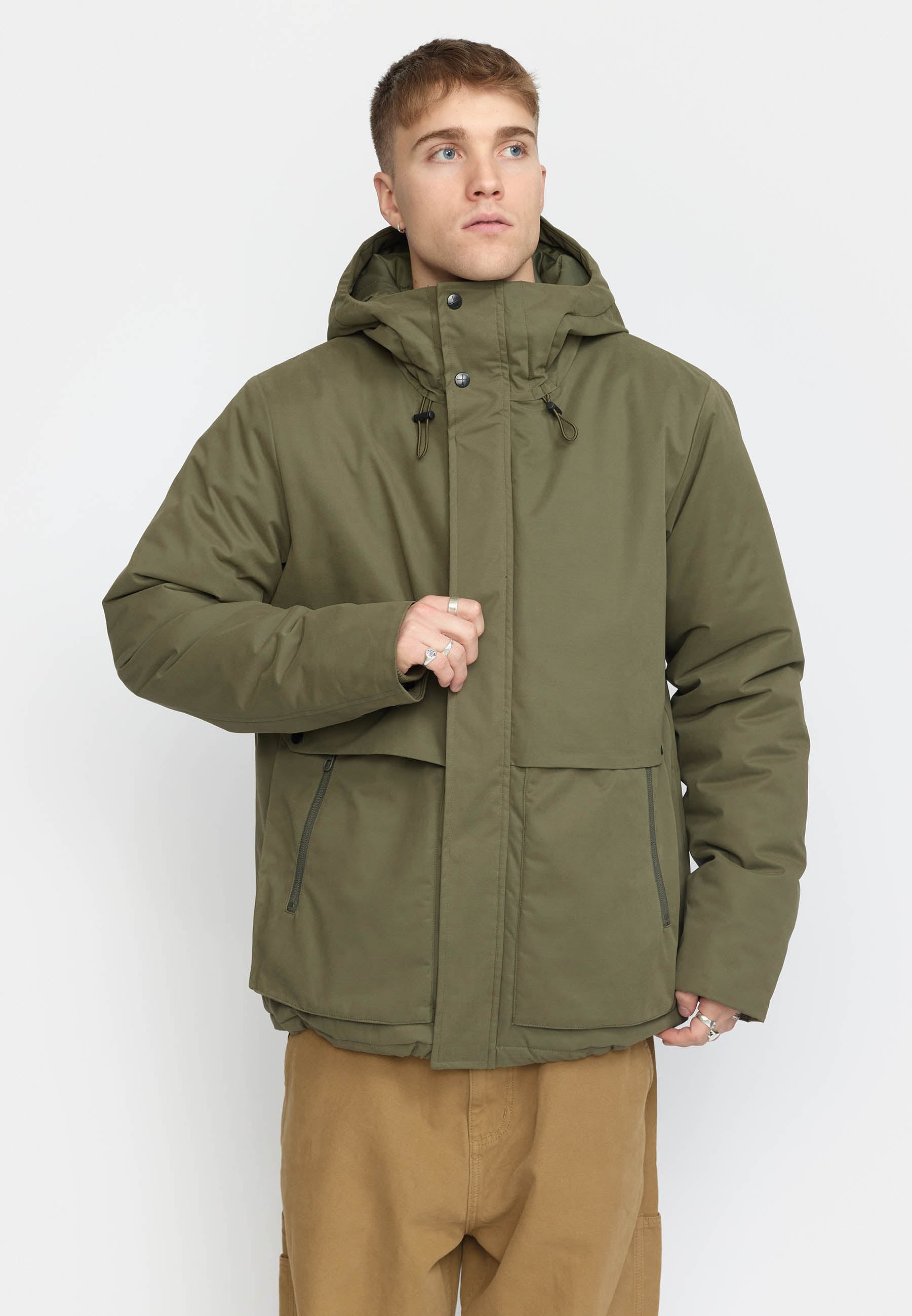 Revolution Padded Hiker Jacket Winter Outerwear Army