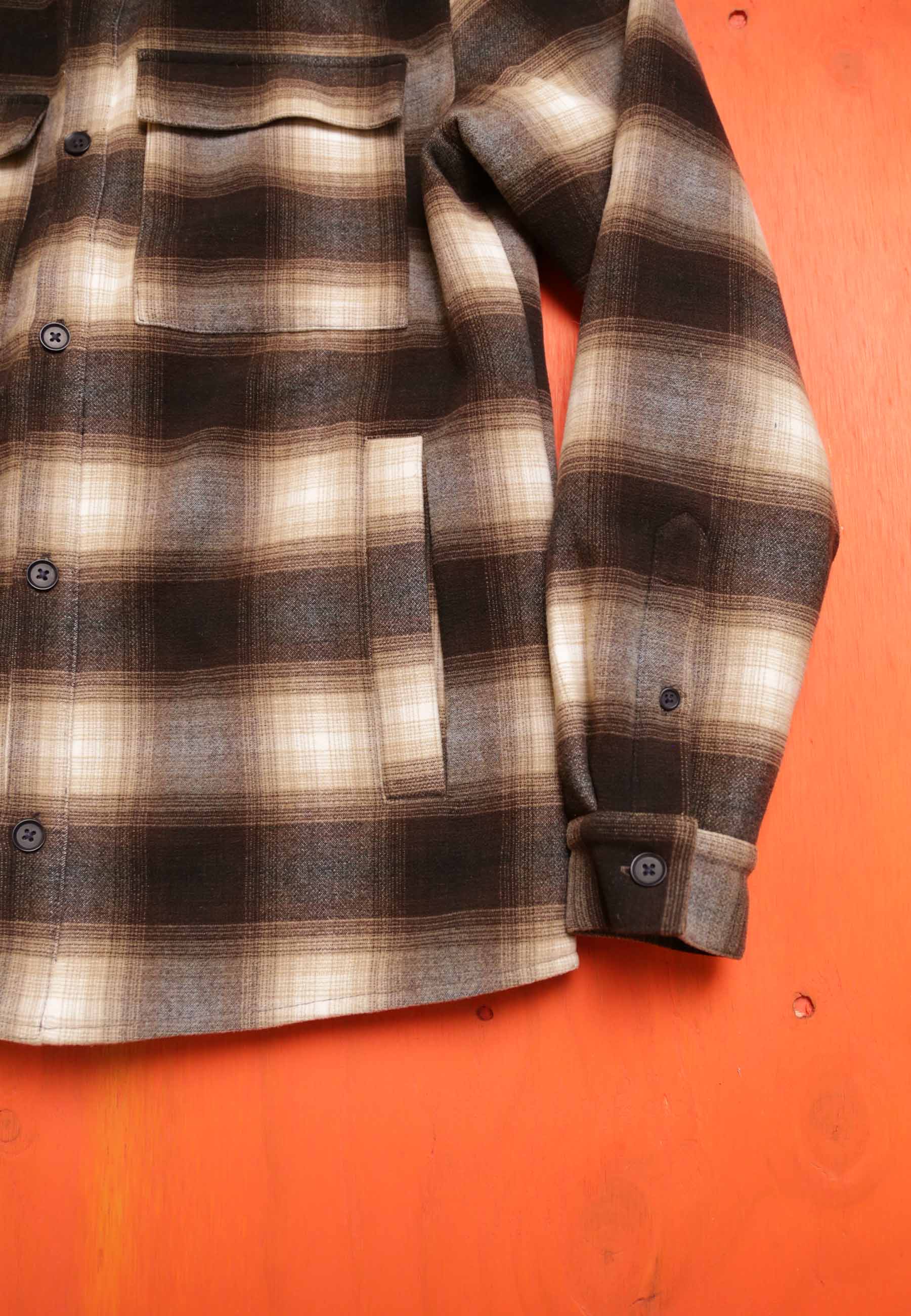 Revolution Padded Overshirt Vintaged Khaki