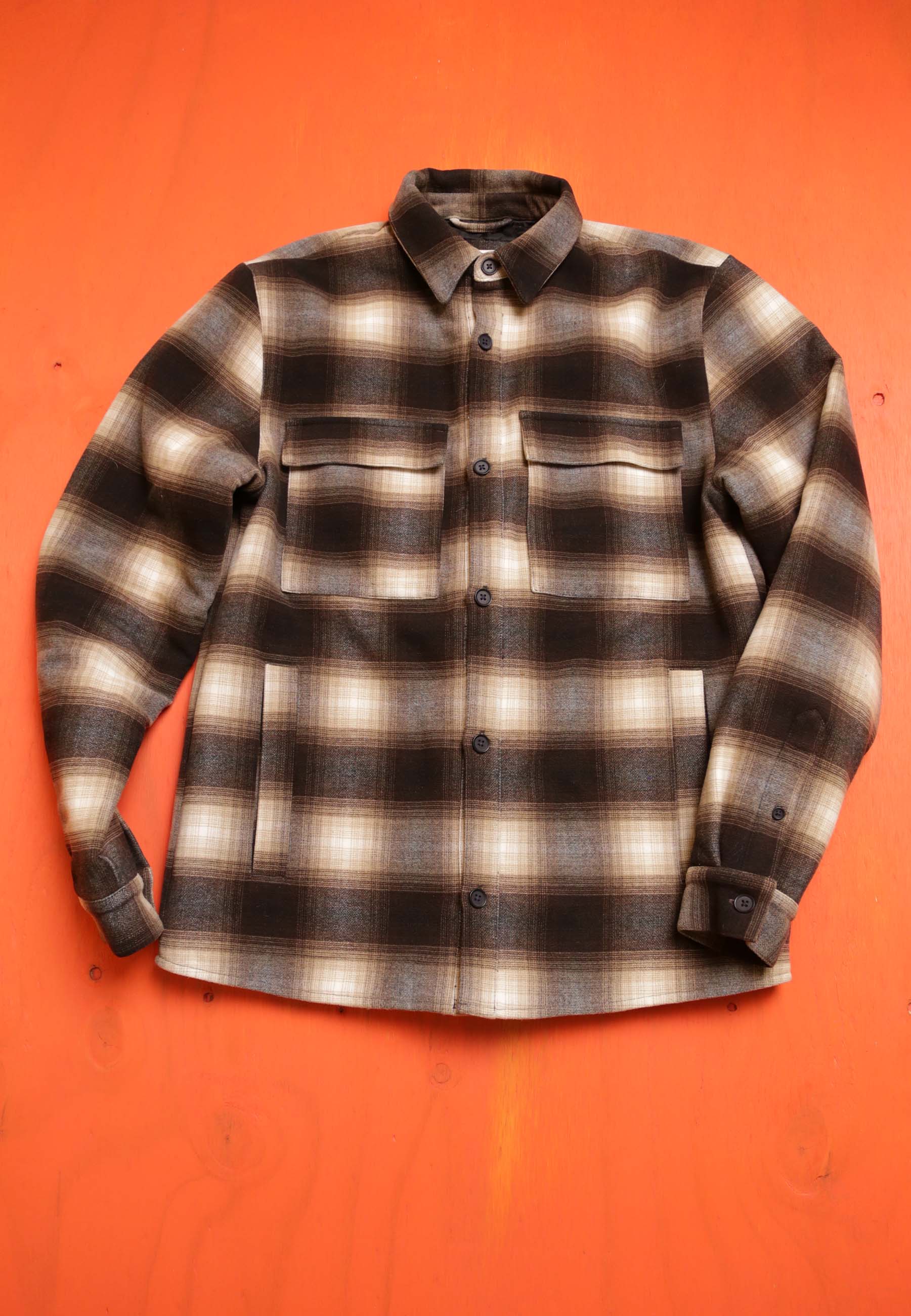 Revolution Padded Overshirt Vintaged Khaki