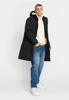 Revolution Padded Tech Coat Winter Outerwear Black