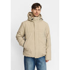 Revolution Padded Tech Jacket Winter Outerwear Beige