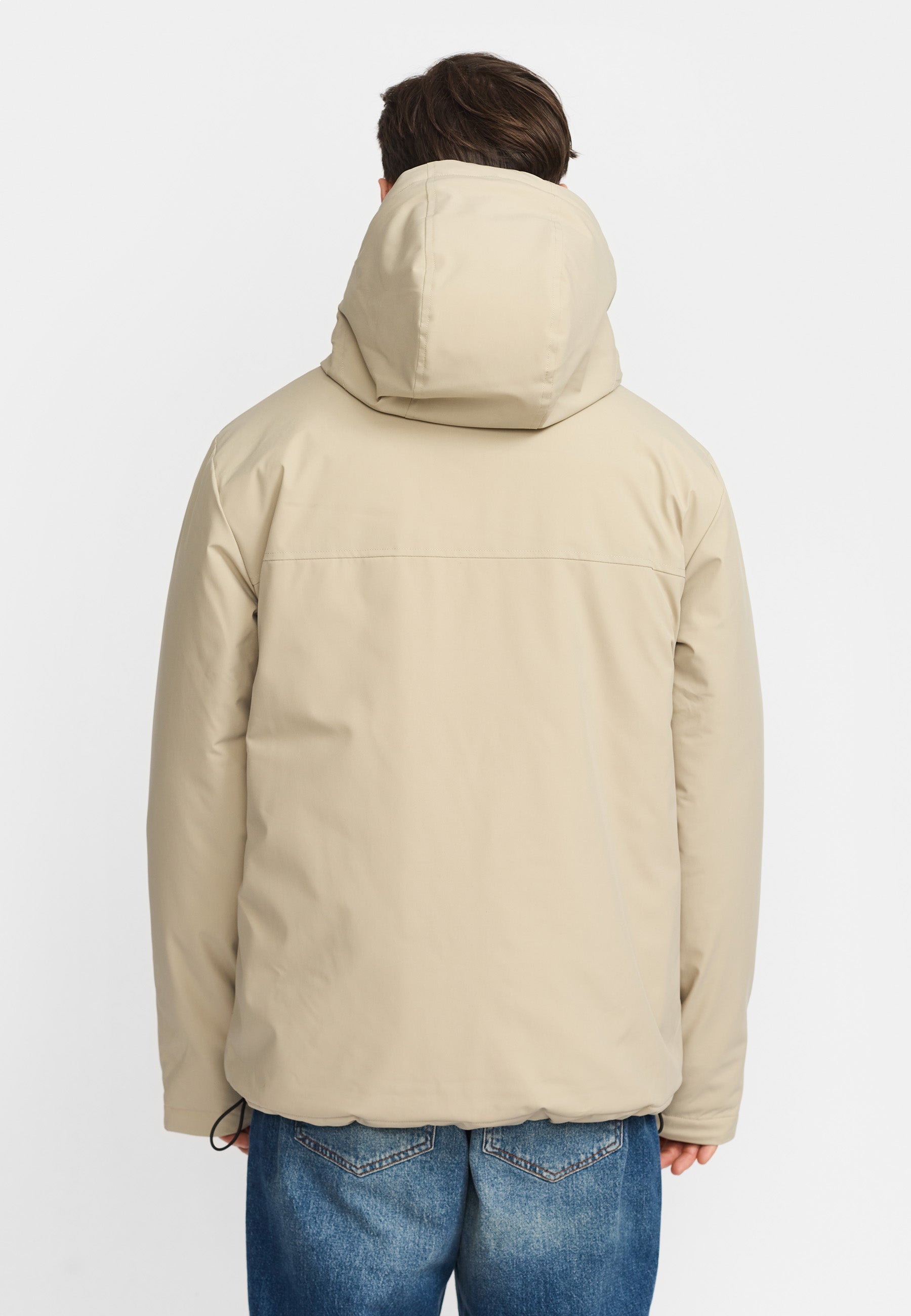 Revolution Padded Tech Jacket Winter Outerwear Beige