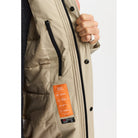 Revolution Padded Tech Jacket Winter Outerwear Beige