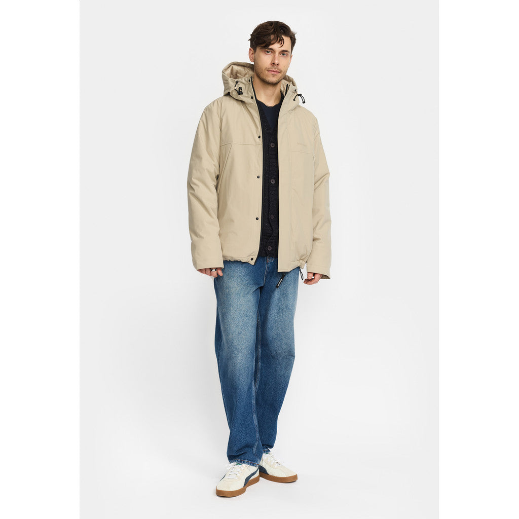 Revolution Padded Tech Jacket Winter Outerwear Beige