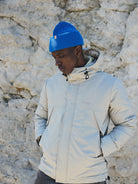 Revolution Padded Tech Jacket Winter Outerwear Beige