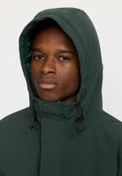 Revolution Padded Tech Jacket Winter Outerwear Darkgreen
