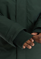Revolution Padded Tech Jacket Winter Outerwear Darkgreen