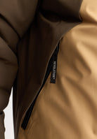 Revolution Padded Tech Jacket Winter Outerwear Brown