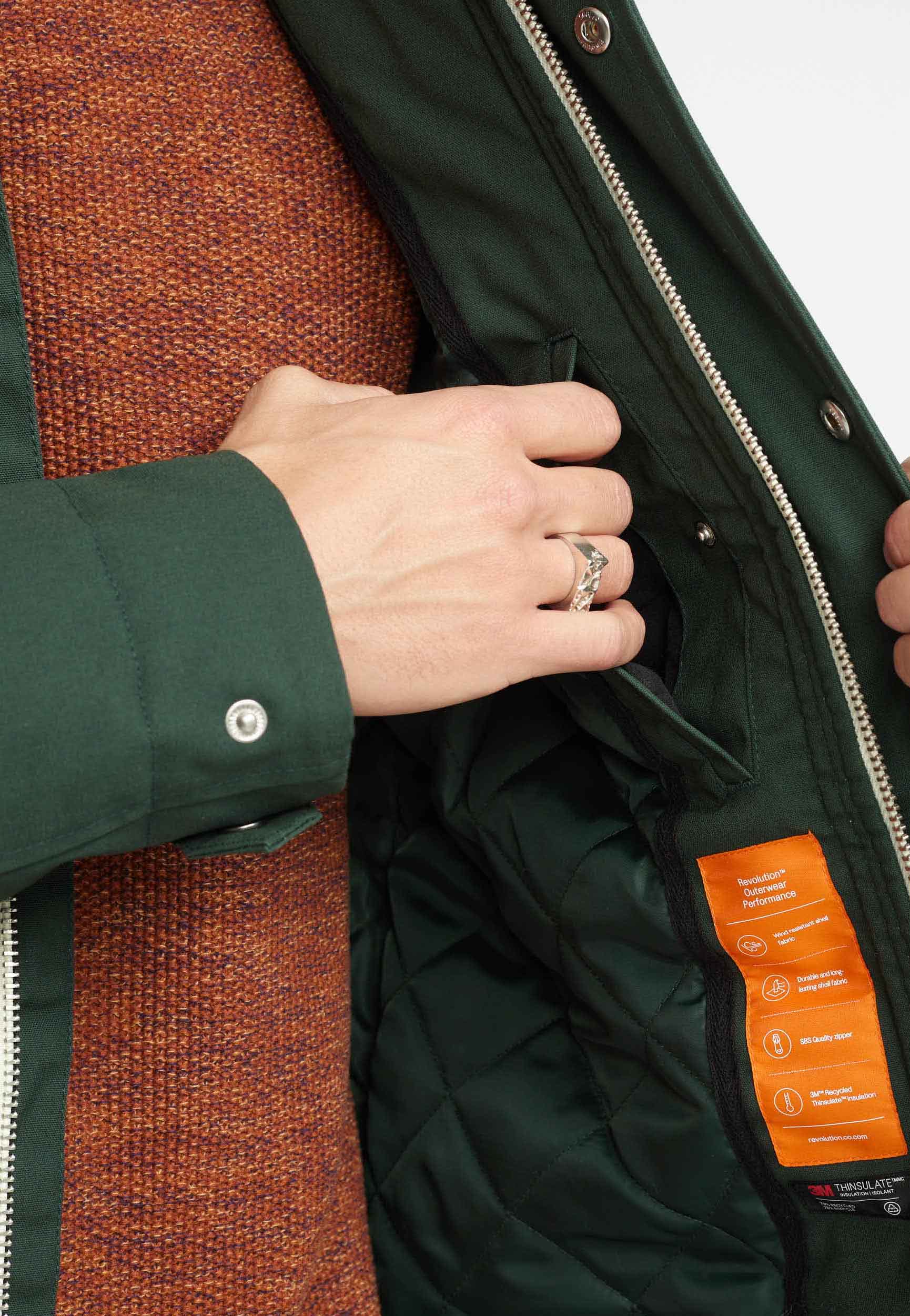 Revolution Parka Jacket Winter Outerwear Darkgreen