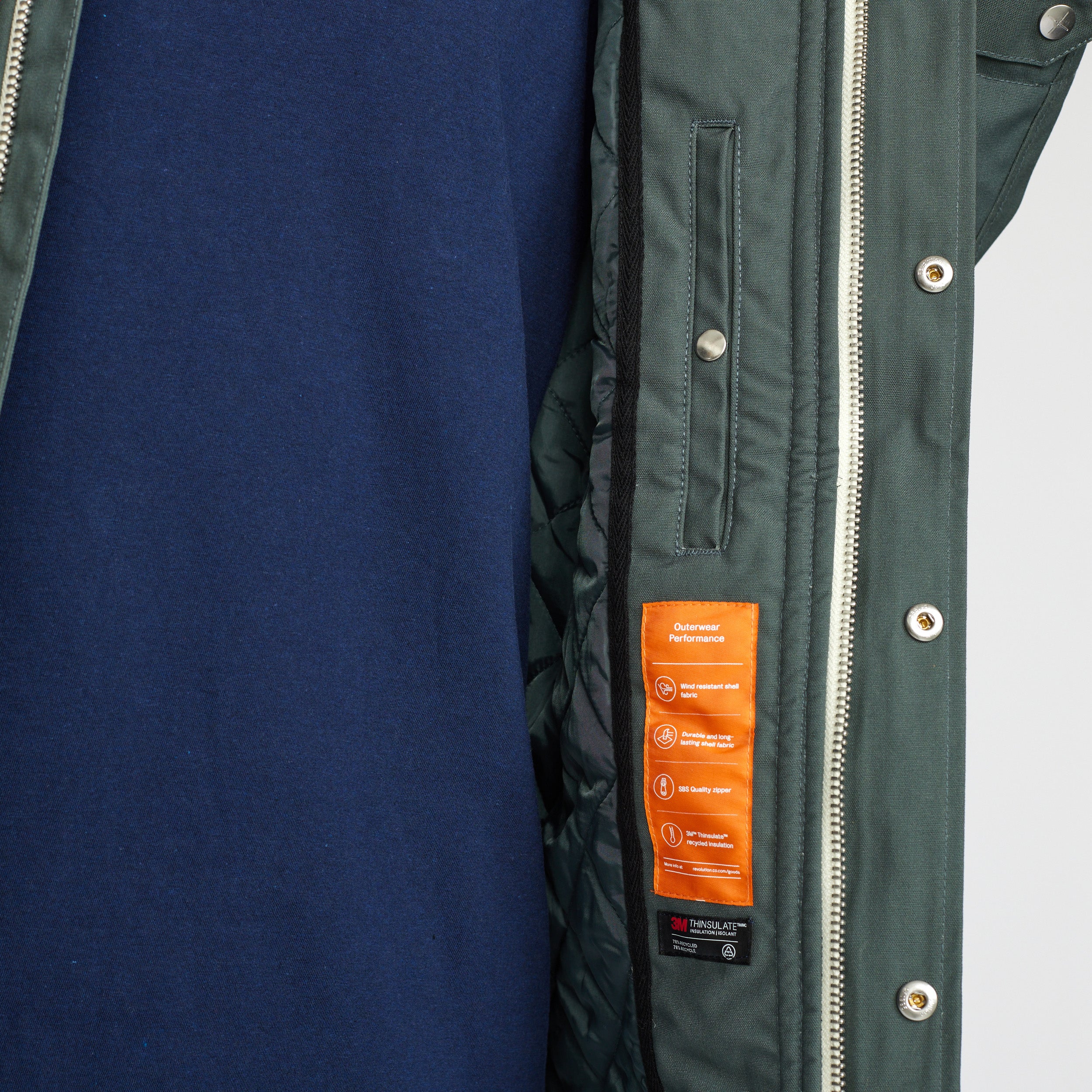 Revolution Parka Jacket Winter Outerwear Grey