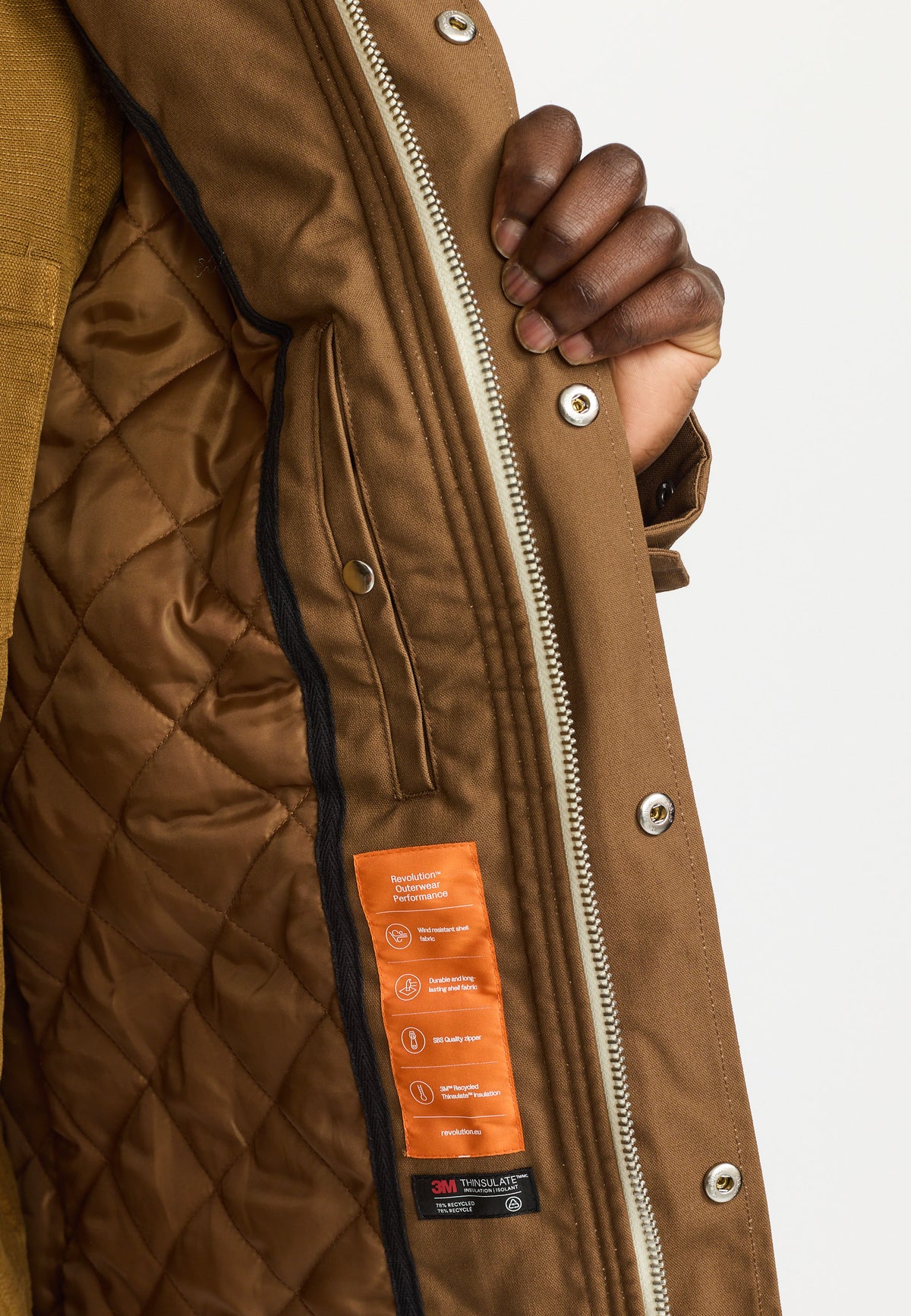 Revolution Parka Jacket Winter Outerwear Lightbrown