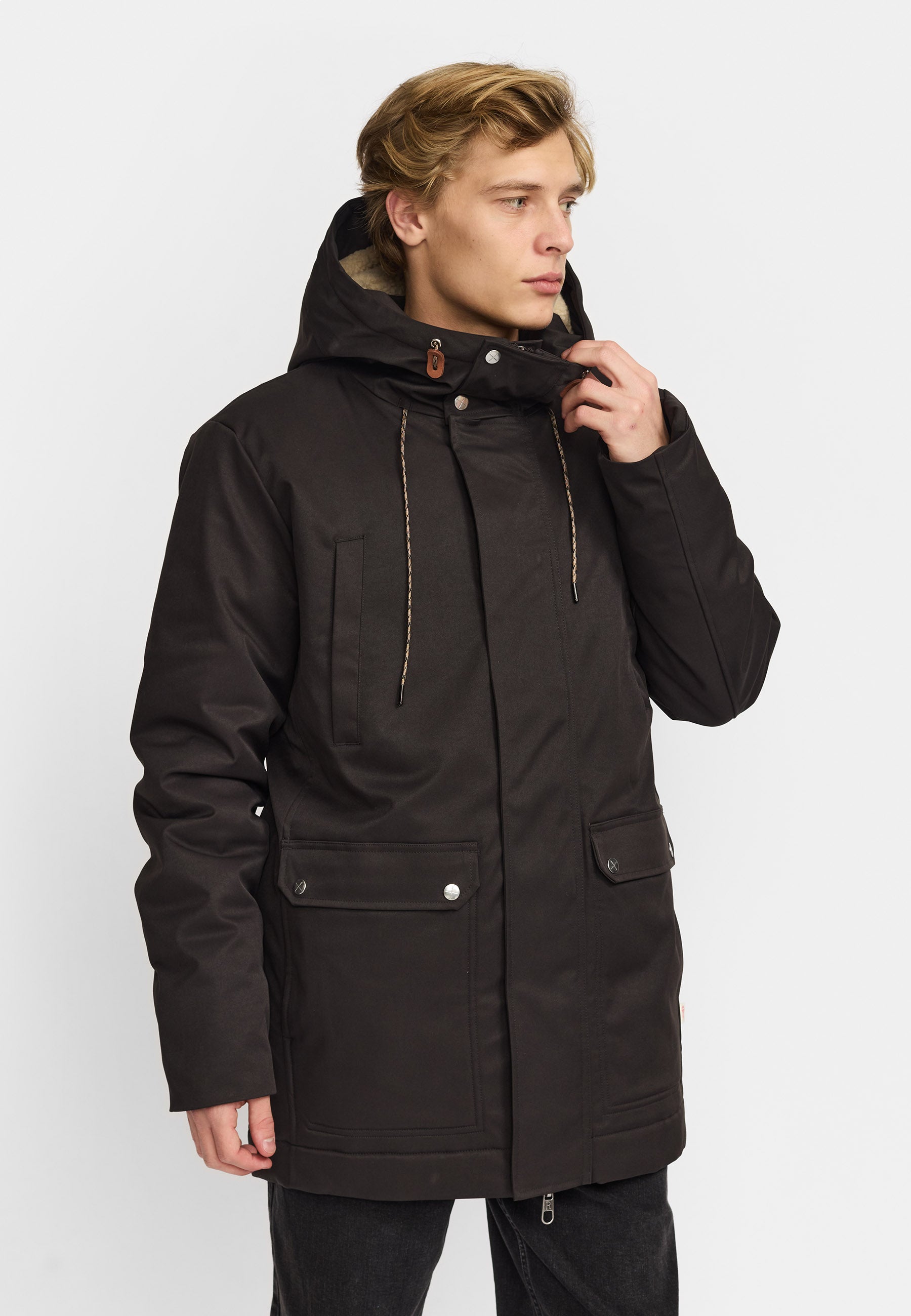 Revolution Parka Jacket Winter Outerwear Darkbrown