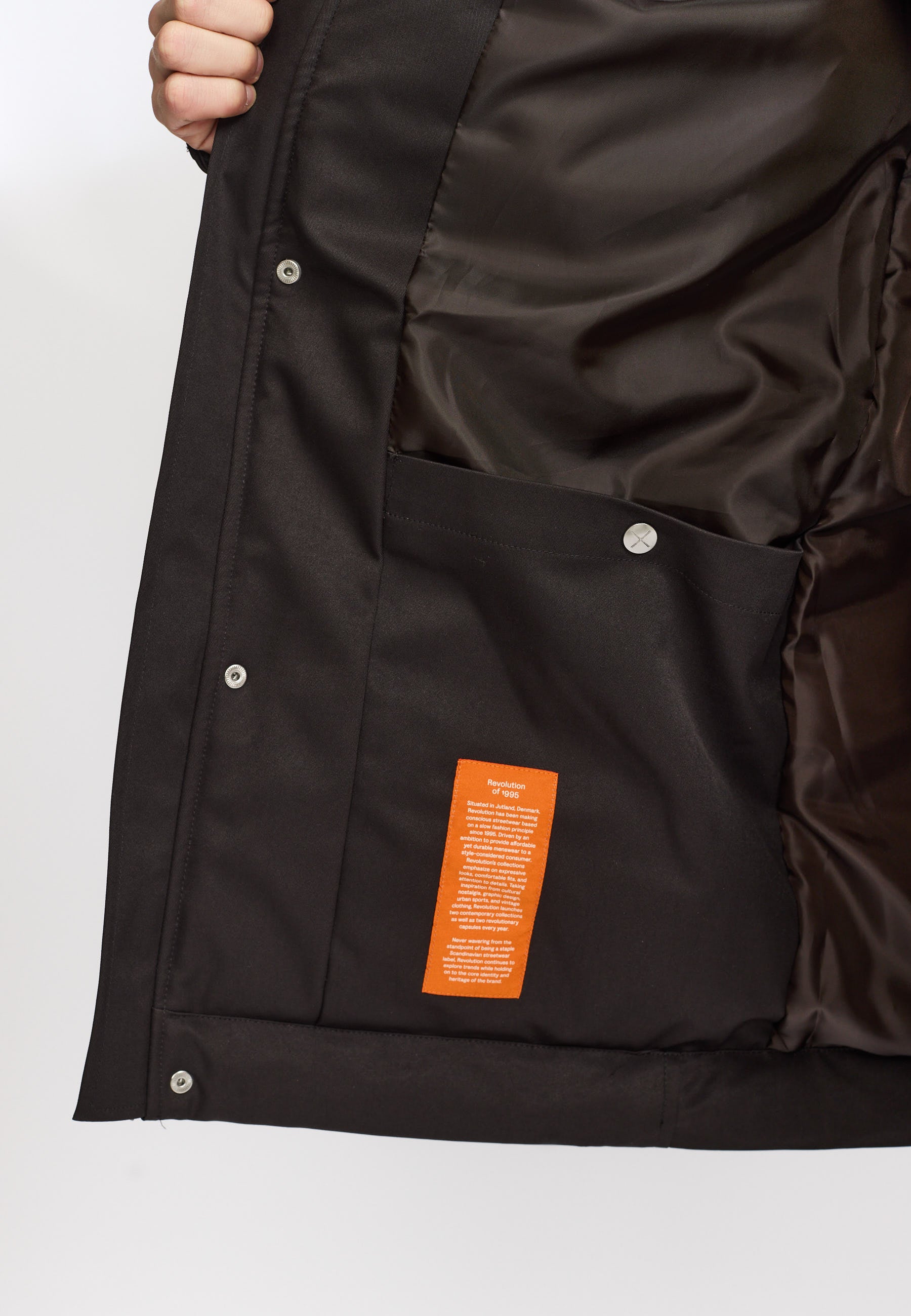 Revolution Parka Jacket Winter Outerwear Darkbrown
