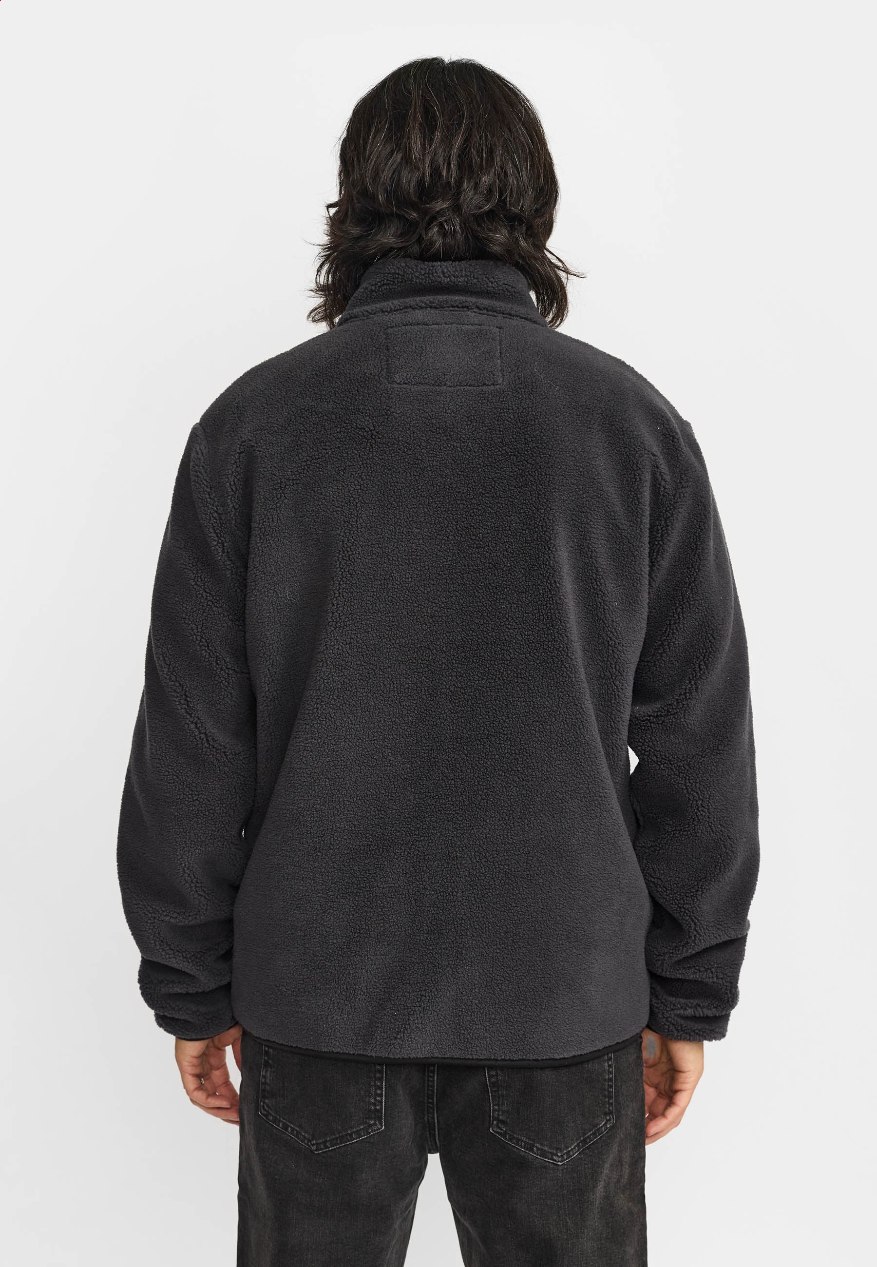 Revolution Pocket Teddy Jacket Fleece Darkgrey