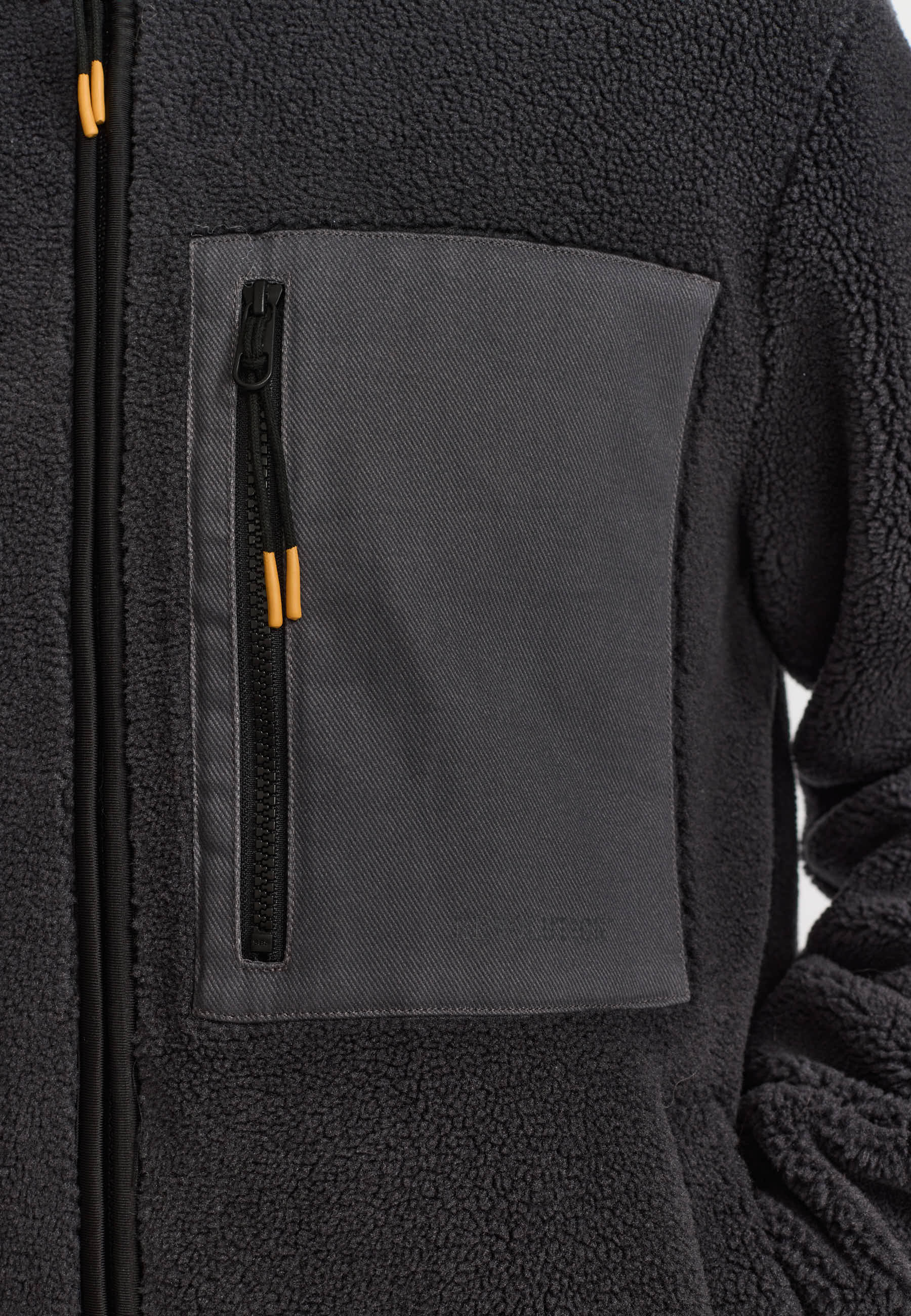 Revolution Pocket Teddy Jacket Fleece Darkgrey