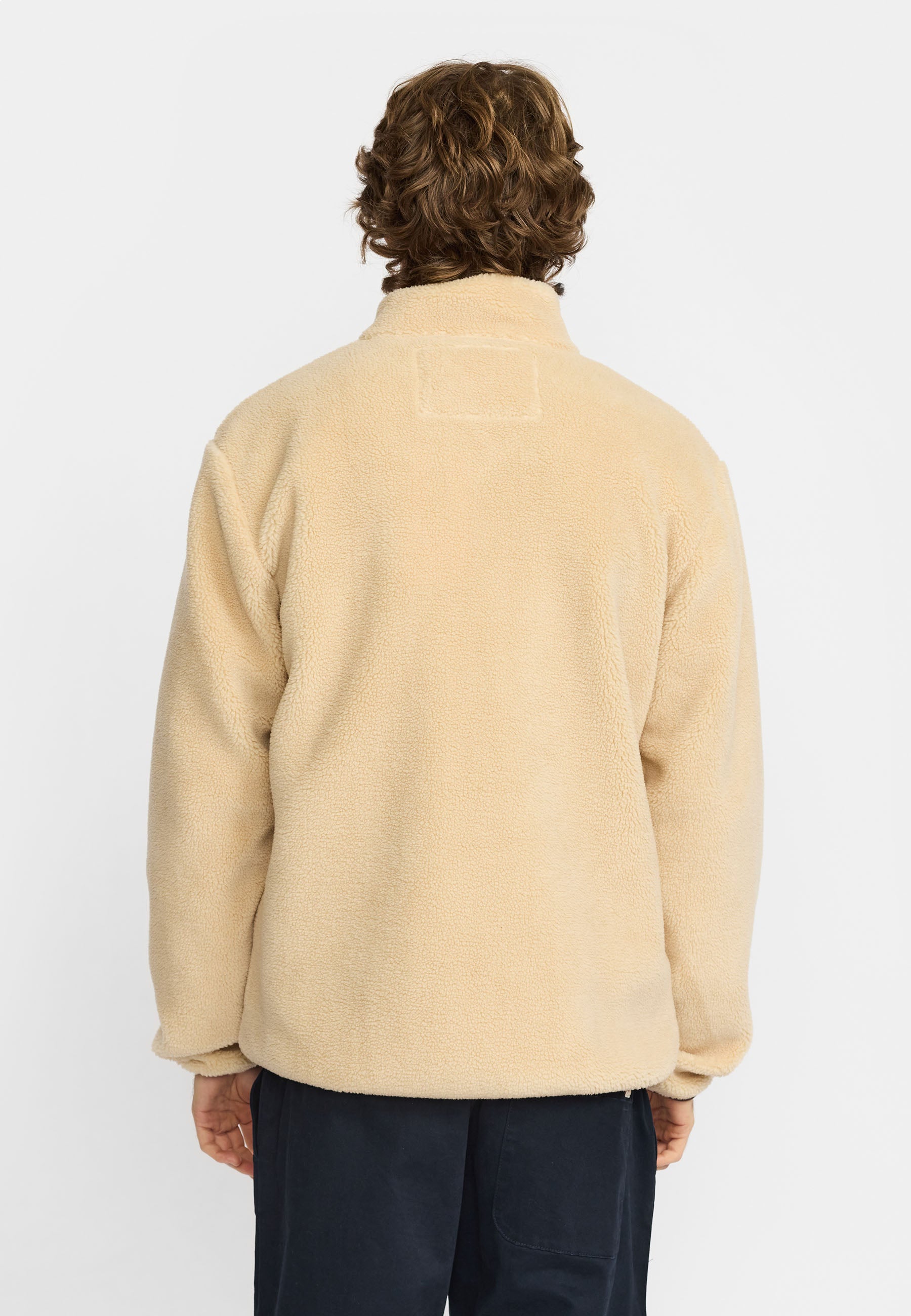 Revolution Pocket Teddy Jacket Fleece Offwhite